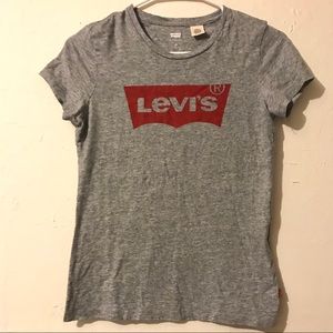 Grey Levi’s shirt